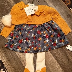 NWT Cupcakes and Cashmere Kids Fall Set